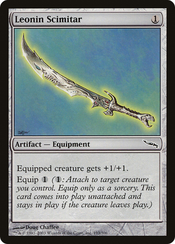 Leonin Scimitar [Mirrodin] - The Mythic Store | 24h Order Processing