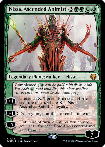 Nissa, Ascended Animist (Promo Pack) [Phyrexia: All Will Be One Promos] - The Mythic Store | 24h Order Processing