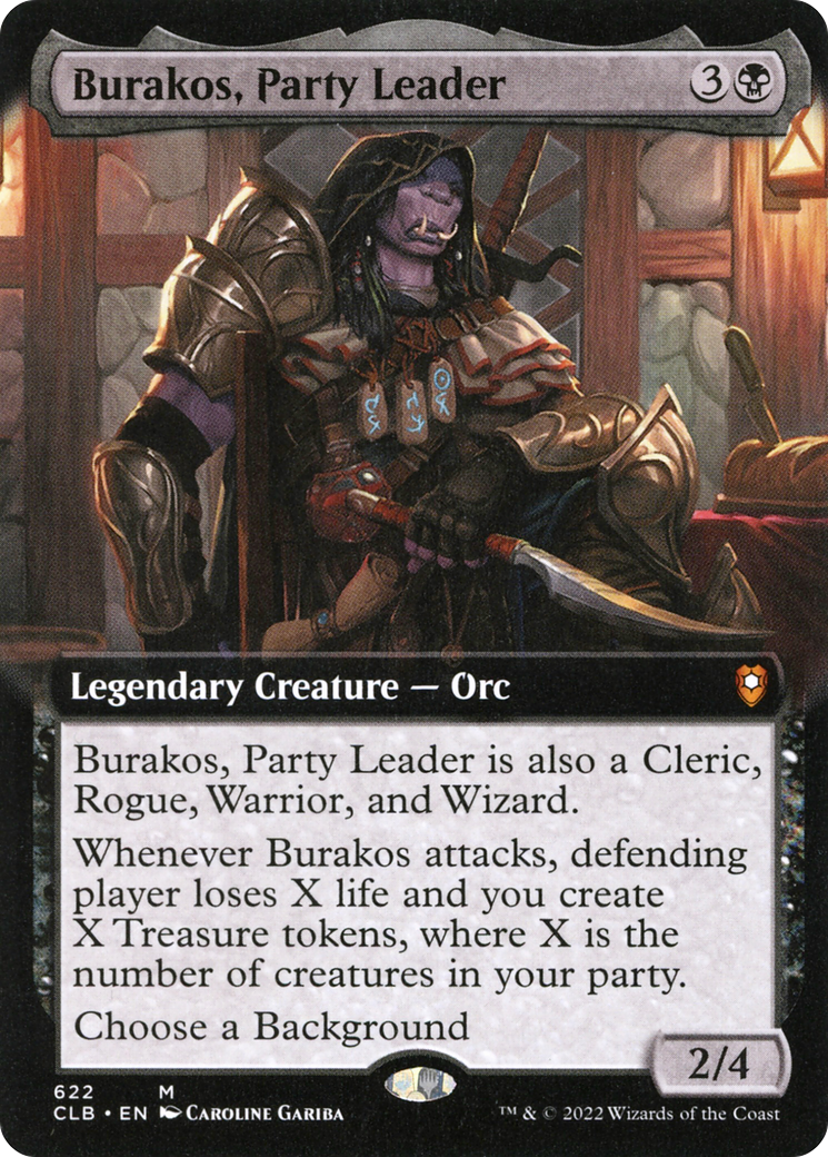 Burakos, Party Leader (Extended Art) [Commander Legends: Battle for Baldur's Gate] - The Mythic Store | 24h Order Processing