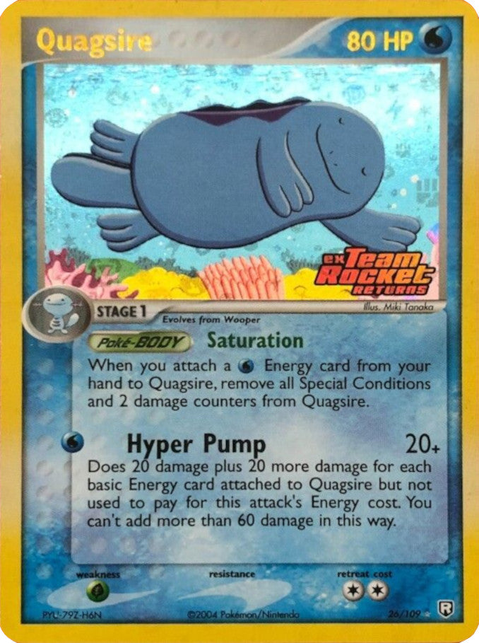 Quagsire (26/109) (Stamped) [EX: Team Rocket Returns] - The Mythic Store | 24h Order Processing