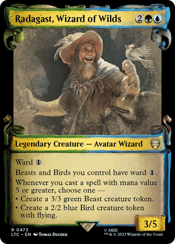 Radagast, Wizard of Wilds [The Lord of the Rings: Tales of Middle-Earth Commander Showcase Scrolls] - The Mythic Store | 24h Order Processing