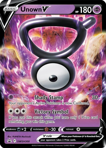 Unown V (SWSH300) [Sword & Shield: Black Star Promos] - The Mythic Store | 24h Order Processing