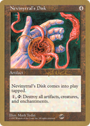 Nevinyrral's Disk (Paul McCabe) (SB) [World Championship Decks 1997] - The Mythic Store | 24h Order Processing