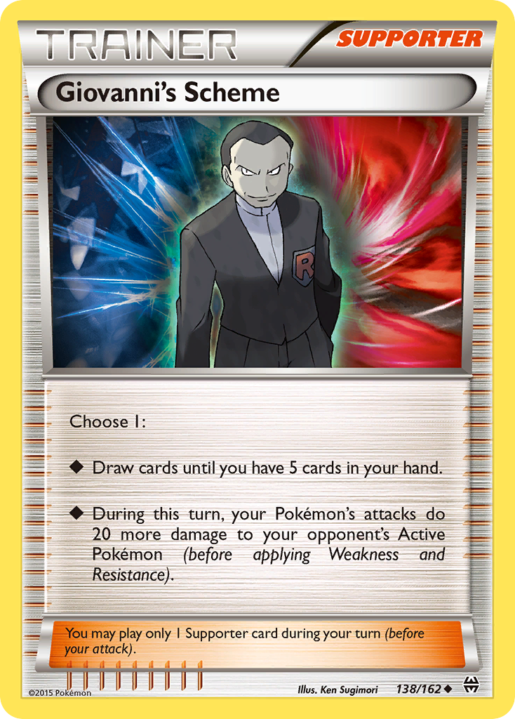 Giovanni's Scheme (138/162) [XY: BREAKthrough] - The Mythic Store | 24h Order Processing