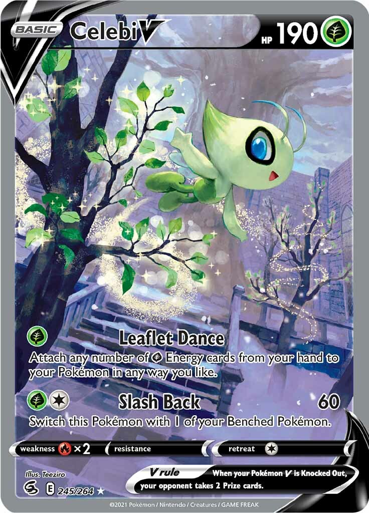 Celebi V (245/264) [Sword & Shield: Fusion Strike] - The Mythic Store | 24h Order Processing