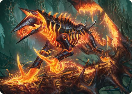Kuldotha Cackler Art Card [Phyrexia: All Will Be One Art Series] - The Mythic Store | 24h Order Processing