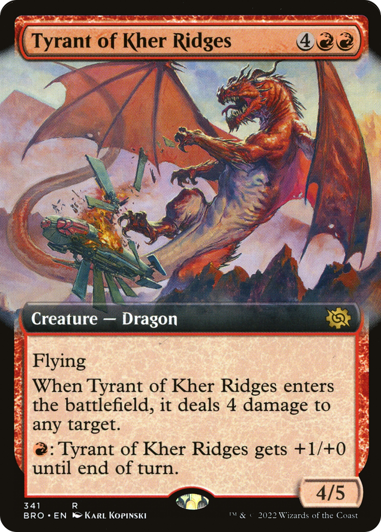 Tyrant of Kher Ridges (Extended Art) [The Brothers' War] - The Mythic Store | 24h Order Processing