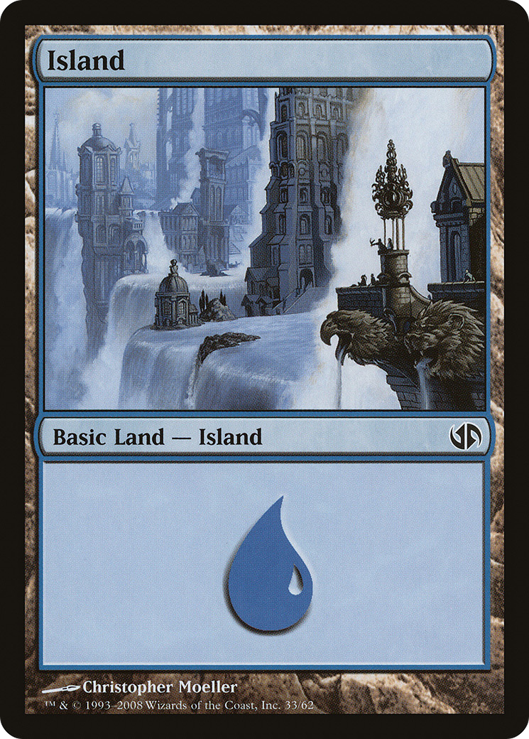 Island (33) [Duel Decks: Jace vs. Chandra] - The Mythic Store | 24h Order Processing
