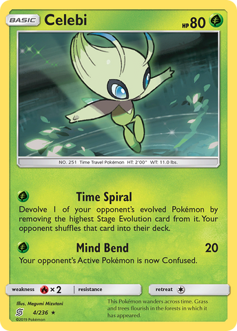 Celebi (4/236) [Sun & Moon: Unified Minds] - The Mythic Store | 24h Order Processing