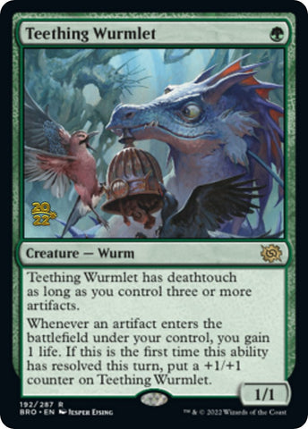 Teething Wurmlet [The Brothers' War Prerelease Promos] - The Mythic Store | 24h Order Processing