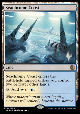 Seachrome Coast (Promo Pack) [Phyrexia: All Will Be One Promos] - The Mythic Store | 24h Order Processing