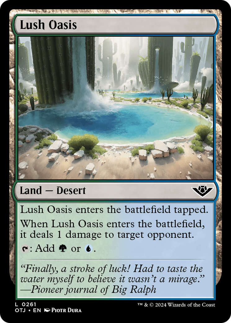 Lush Oasis [Outlaws of Thunder Junction] - The Mythic Store | 24h Order Processing