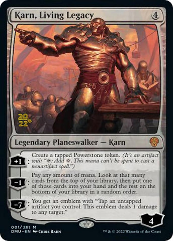 Karn, Living Legacy [Dominaria United Prerelease Promos] - The Mythic Store | 24h Order Processing