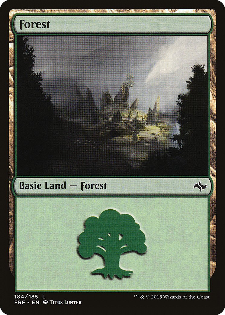 Forest (184) [Fate Reforged] - The Mythic Store | 24h Order Processing
