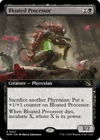 Bloated Processor (Extended Art) [March of the Machine] - The Mythic Store | 24h Order Processing