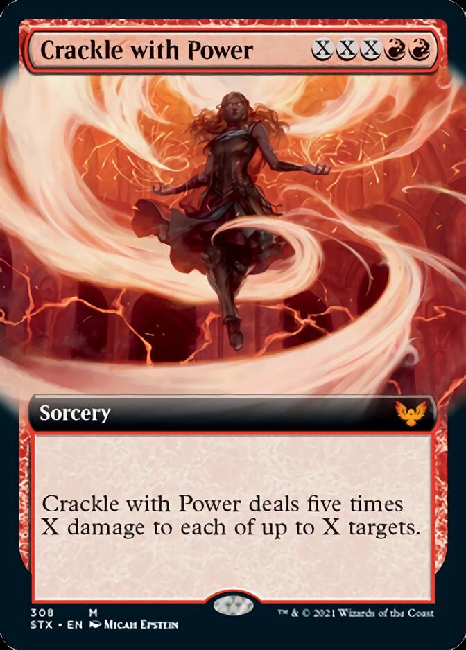 Crackle with Power (Extended Art) [Strixhaven: School of Mages] - The Mythic Store | 24h Order Processing