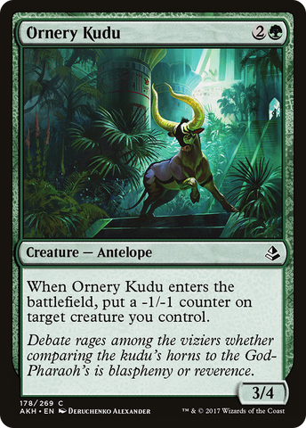 Ornery Kudu [Amonkhet] - The Mythic Store | 24h Order Processing
