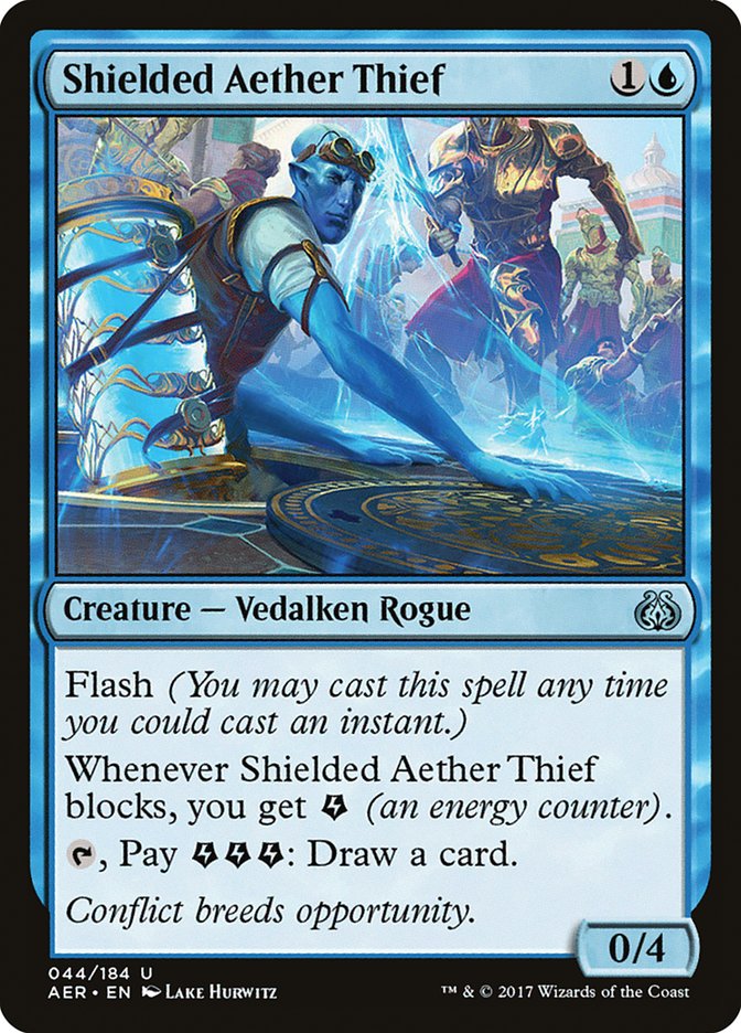 Shielded Aether Thief [Aether Revolt] - The Mythic Store | 24h Order Processing