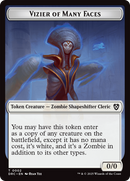 Angel of Sanctions // Vizier of Many Faces Double-Sided Token [Aetherdrift Commander] - The Mythic Store | 24h Order Processing