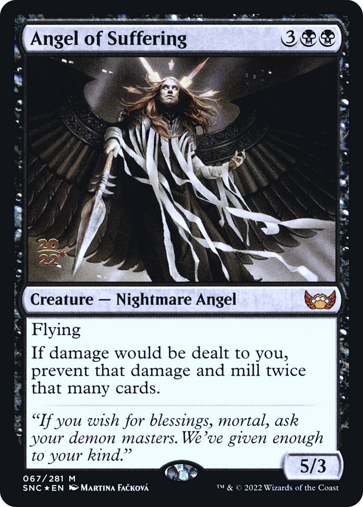Angel of Suffering [Streets of New Capenna Prerelease Promos] - The Mythic Store | 24h Order Processing