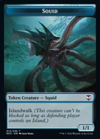 Squid // The Monarch Double-Sided Token [Streets of New Capenna Commander Tokens] - The Mythic Store | 24h Order Processing
