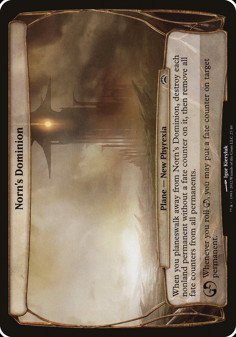 Norn's Dominion (Planes) [Planechase 2012 Planes] - The Mythic Store | 24h Order Processing