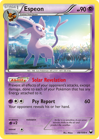 Espeon (48/108) [Black & White: Dark Explorers] - The Mythic Store | 24h Order Processing