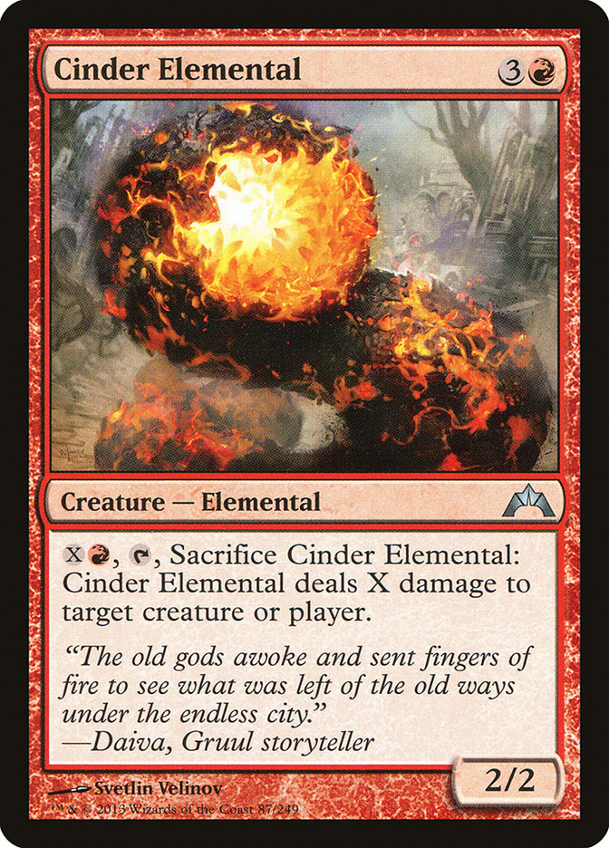 Cinder Elemental [Gatecrash] - The Mythic Store | 24h Order Processing