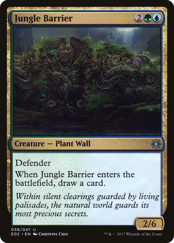 Jungle Barrier [Explorers of Ixalan] - The Mythic Store | 24h Order Processing