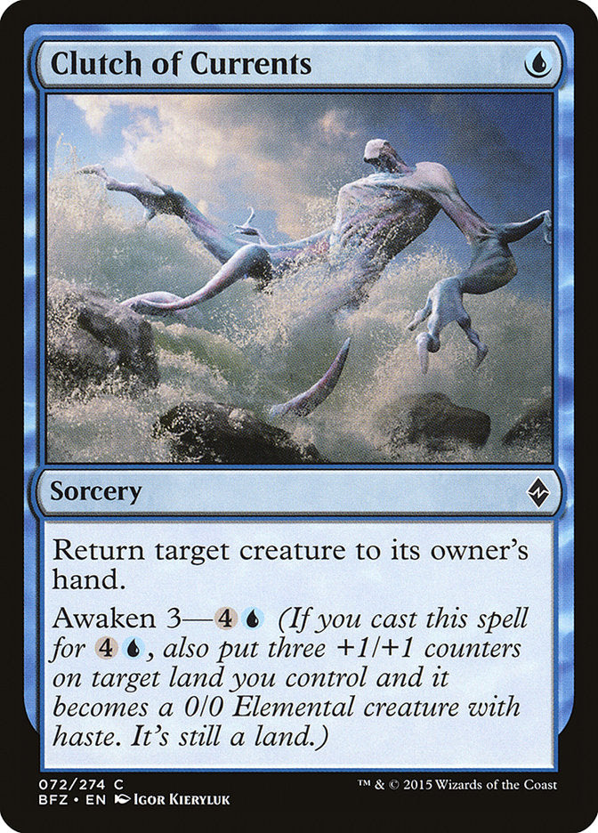 Clutch of Currents [Battle for Zendikar] - The Mythic Store | 24h Order Processing