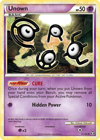 Unown (51/102) [HeartGold & SoulSilver: Triumphant] - The Mythic Store | 24h Order Processing