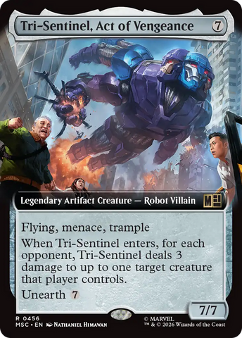 Tri-Sentinel, Act of Vengeance (Extended Art) [Marvel Super Heroes Commander] - The Mythic Store | 24h Order Processing