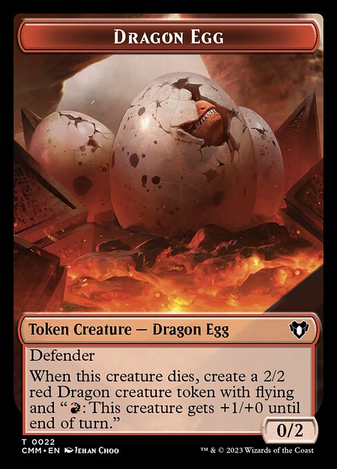 City's Blessing // Dragon Egg Double-Sided Token [Commander Masters Tokens] - The Mythic Store | 24h Order Processing