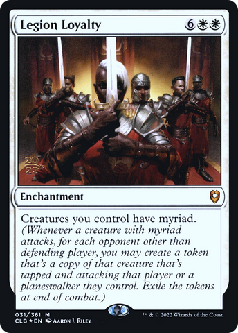 Legion Loyalty [Commander Legends: Battle for Baldur's Gate Prerelease Promos] - The Mythic Store | 24h Order Processing