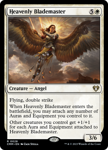Heavenly Blademaster [Commander Masters] - The Mythic Store | 24h Order Processing