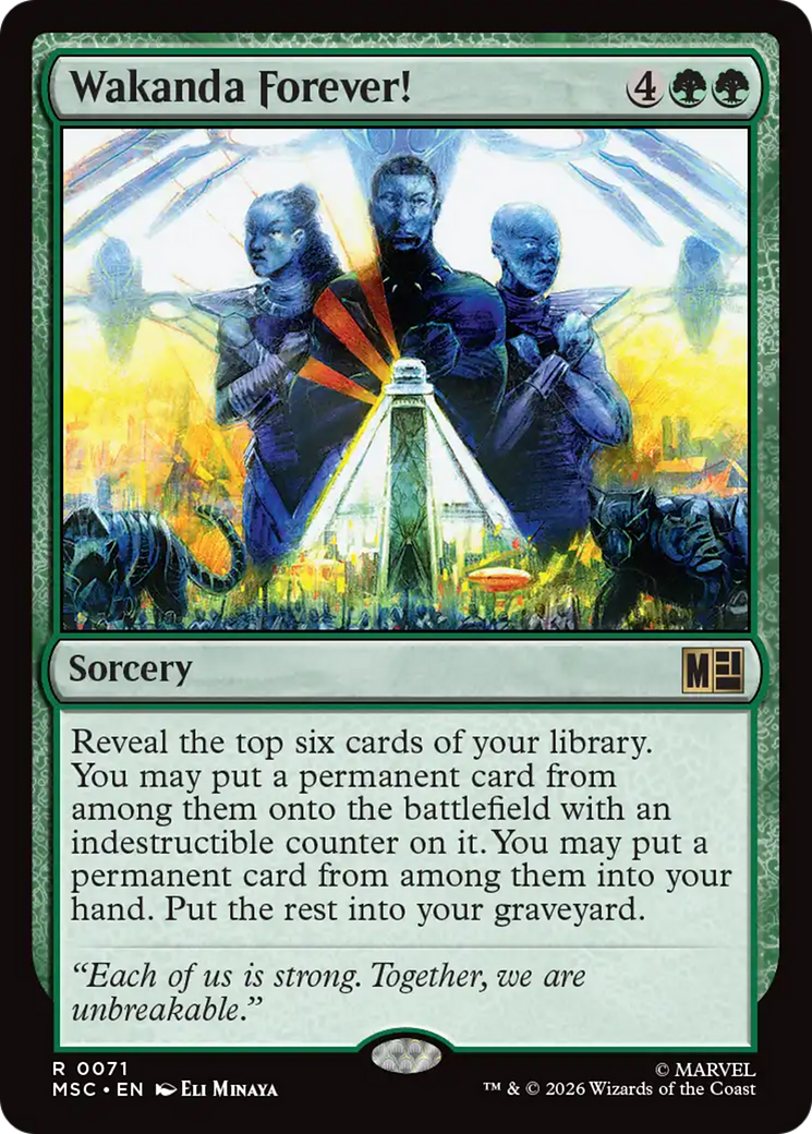 Wakanda Forever! (Surge Foil) [Marvel Super Heroes Commander] - The Mythic Store | 24h Order Processing