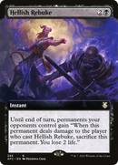 Hellish Rebuke (Extended Art) [Dungeons & Dragons: Adventures in the Forgotten Realms Commander] - The Mythic Store | 24h Order Processing