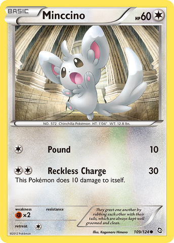 Minccino (109/124) [Black & White: Dragons Exalted] - The Mythic Store | 24h Order Processing