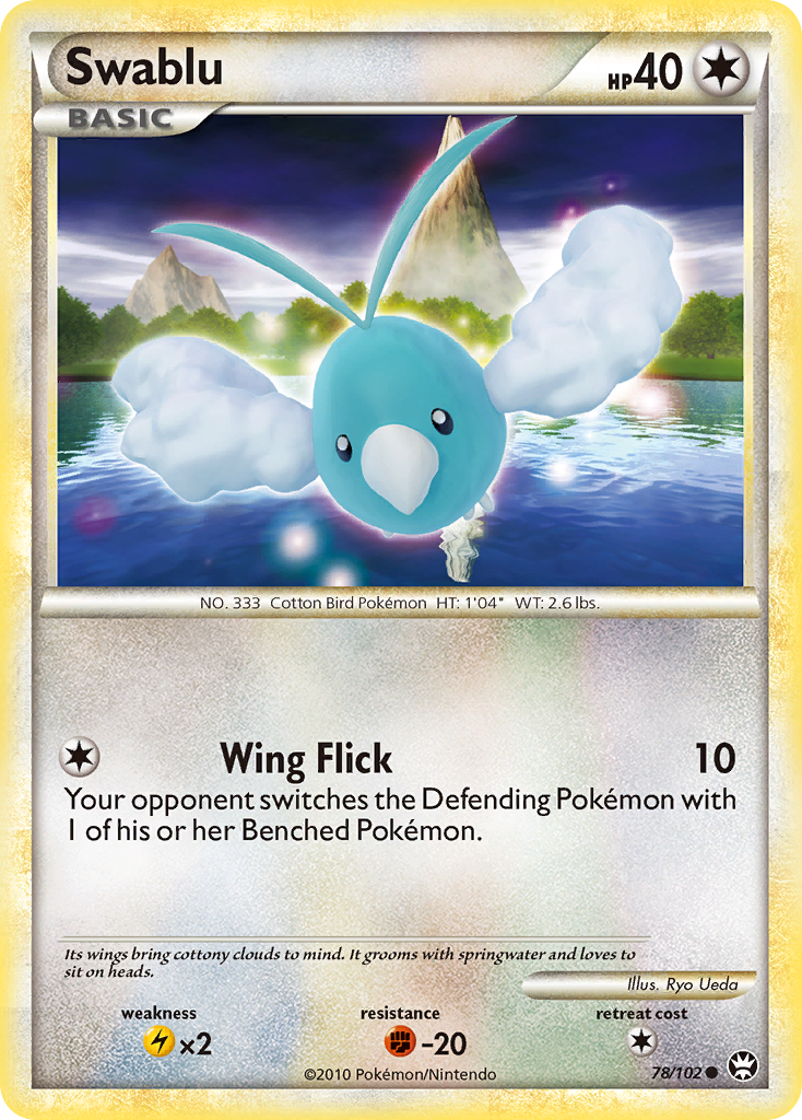 Swablu (78/102) [HeartGold & SoulSilver: Triumphant] - The Mythic Store | 24h Order Processing