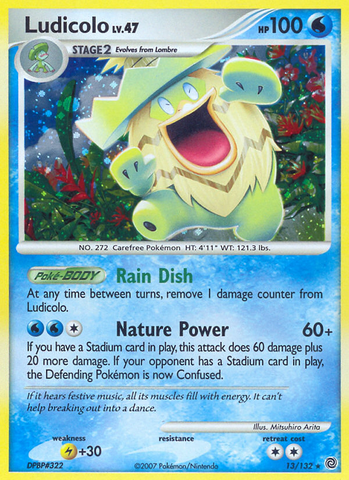 Ludicolo (13/132) [Diamond & Pearl: Secret Wonders] - The Mythic Store | 24h Order Processing