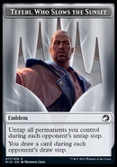 Teferi, Who Slows the Sunset Emblem [Innistrad: Midnight Hunt Tokens] - The Mythic Store | 24h Order Processing