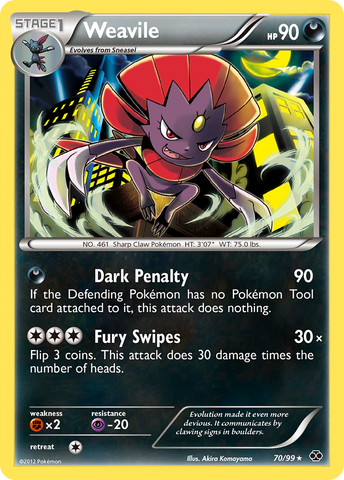 Weavile (70/99) [Black & White: Next Destinies] - The Mythic Store | 24h Order Processing