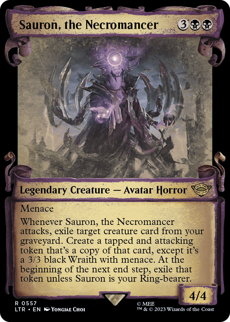 Sauron, the Necromancer [The Lord of the Rings: Tales of Middle-Earth Showcase Scrolls] - The Mythic Store | 24h Order Processing