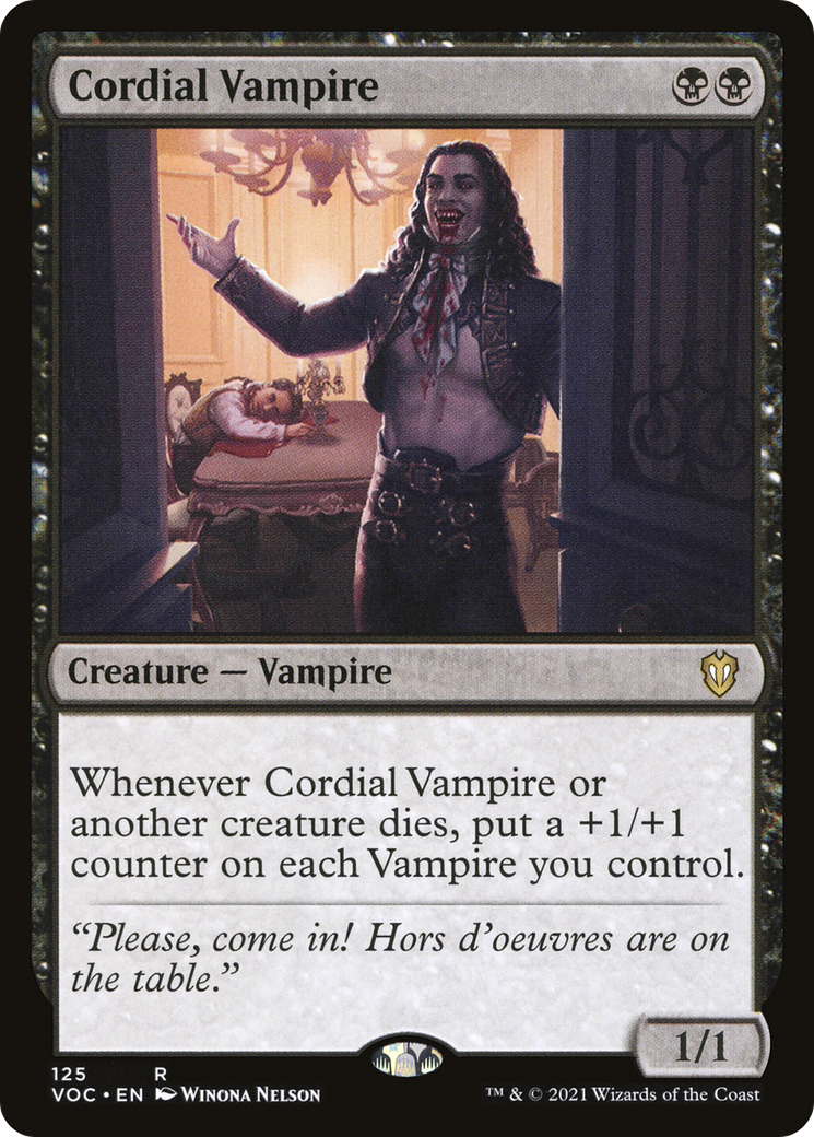 Cordial Vampire [Innistrad: Crimson Vow Commander] - The Mythic Store | 24h Order Processing
