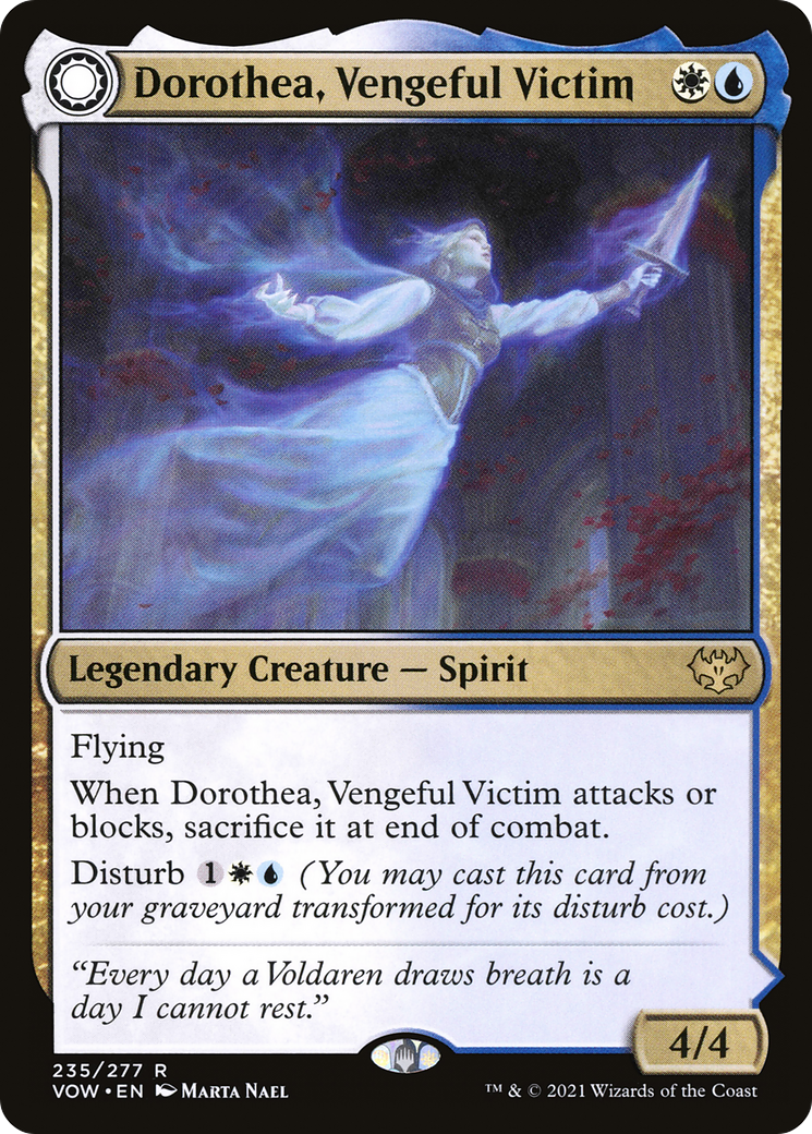 Dorothea, Vengeful Victim // Dorothea's Retribution [Innistrad: Crimson Vow] - The Mythic Store | 24h Order Processing