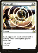 Sphinx's Decree [Rivals of Ixalan Prerelease Promos] - The Mythic Store | 24h Order Processing
