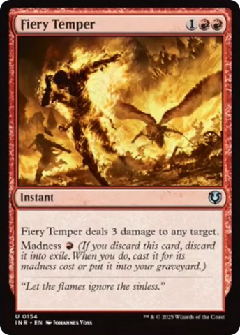 Fiery Temper [Innistrad Remastered] - The Mythic Store | 24h Order Processing