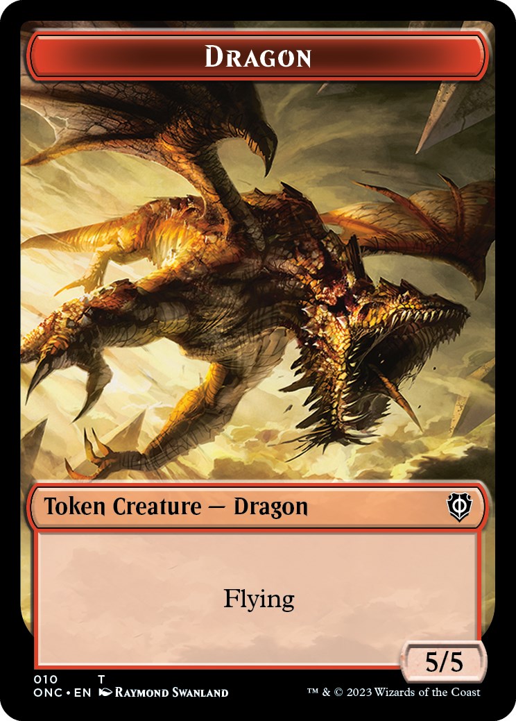 Kobolds of Kher Keep // Dragon Double-Sided Token [Phyrexia: All Will Be One Commander Tokens] - The Mythic Store | 24h Order Processing