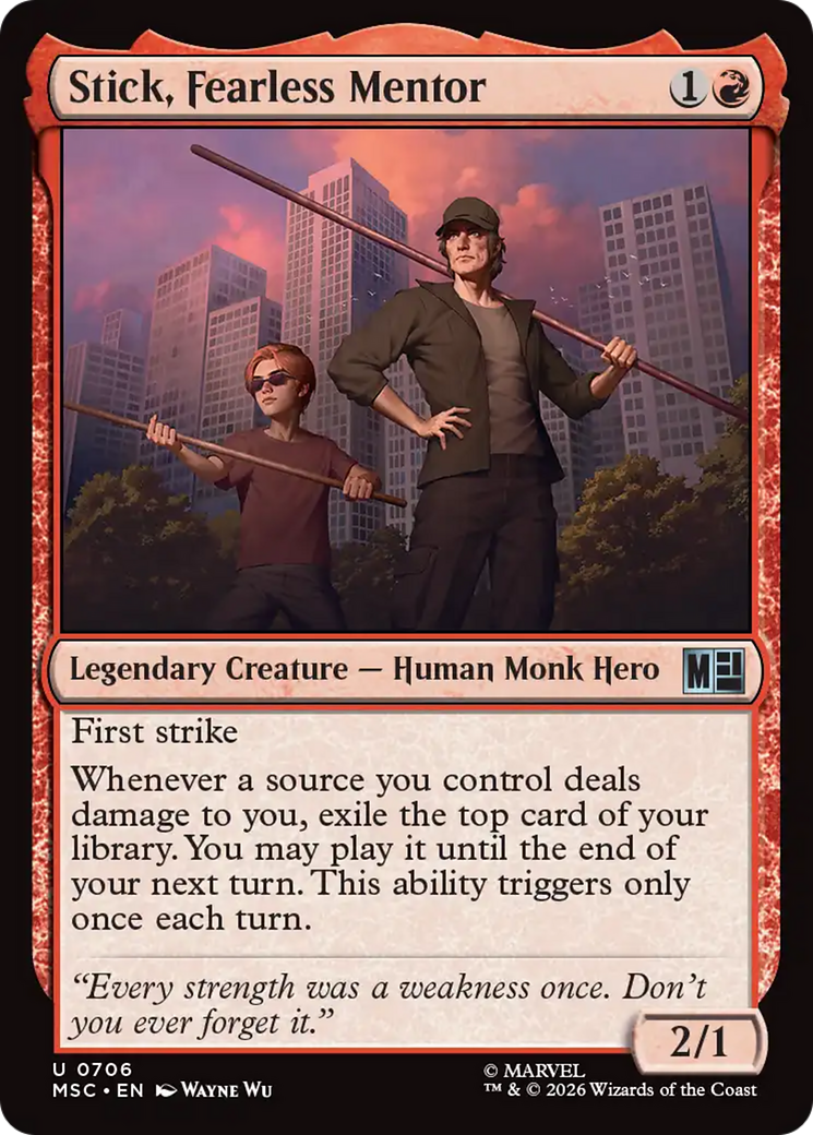 Stick, Fearless Mentor [Marvel Super Heroes Commander] - The Mythic Store | 24h Order Processing