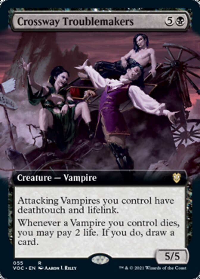 Crossway Troublemakers (Extended Art) [Innistrad: Crimson Vow Commander] - The Mythic Store | 24h Order Processing